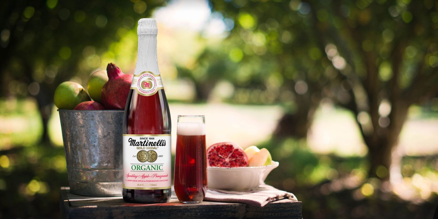 Organic Sparkling Apple-Pomegranate 25.4 fl. oz.