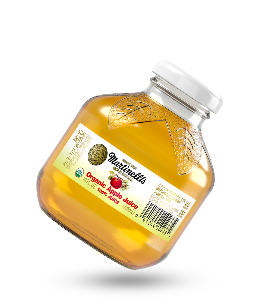 Organic Apple Juice 10oz - Organic Juices - S. Martinelli & Co