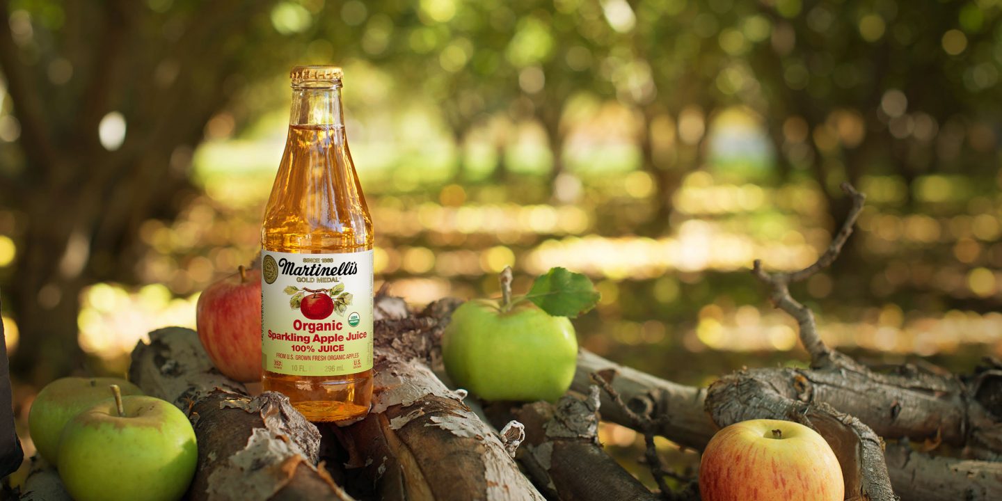 Organic Sparkling Apple Juice 10 fl. oz.