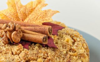 Walnut Apple Coffee Cake