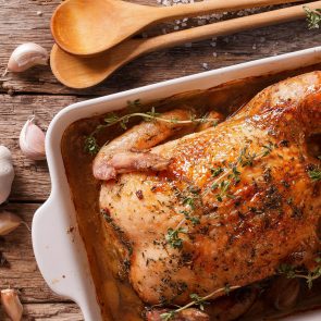 Martinelli’s Apple Rosemary Roast Chicken