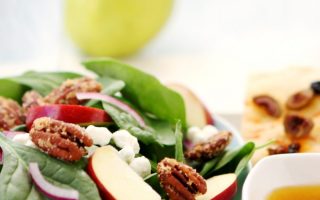 Apple Pecan Salad with Zesty Apple Dressing