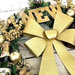 DIY New Year's Eve Wreath