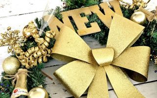 DIY New Year’s Eve Wreath