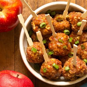 Apple Glazed Meatballs