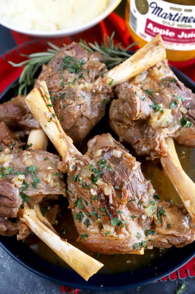 Apple Juice Cider Braised Lamb