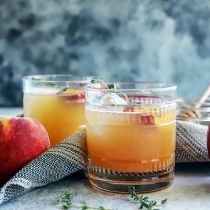 Grilled Peach Apple Smash