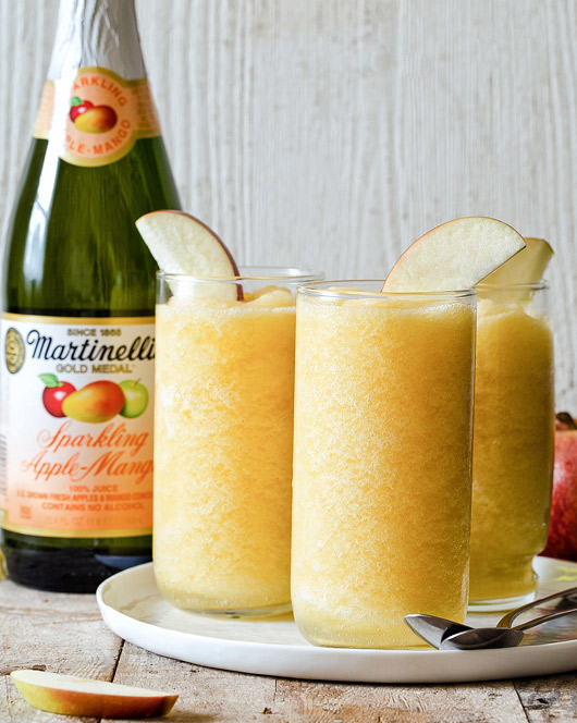 Sparkling Apple-Mango Slushies