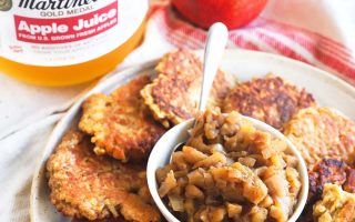 Apple Latkes with Apple Chutney