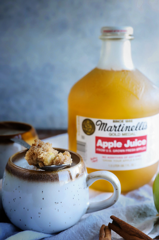 Apple Mug Cakes