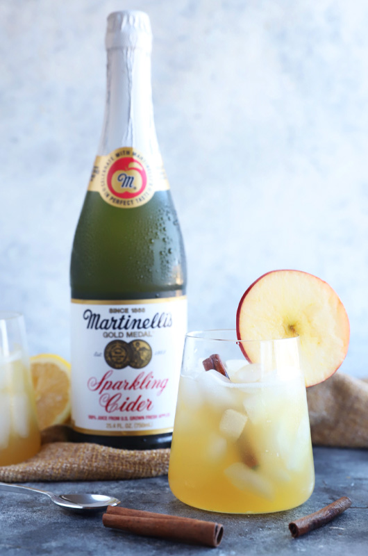 Apple Kombucha Mocktail