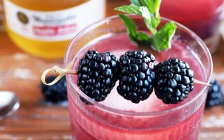 Blackberry Apple Bourbon Smash