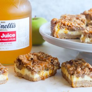 Caramel Apple Cheesecake Bars