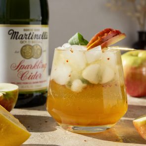 Hot Honey Sage Apple Fizz