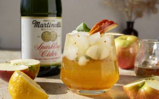 Hot Honey Sage Apple Fizz