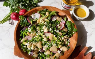 Spring Salad with Apple Vinaigrette