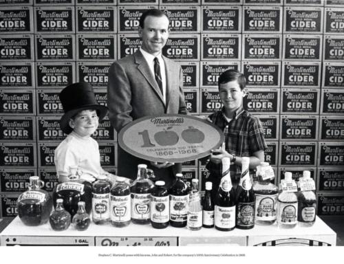 Stephen C. Martinelli  sons in 1968-Caption